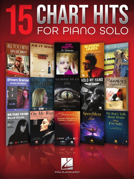 Title details for 15 Chart Hits for Piano Solo by Hal Leonard Corp. - Available